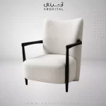 مبل تک‌نفره دسته چوبی آرگو